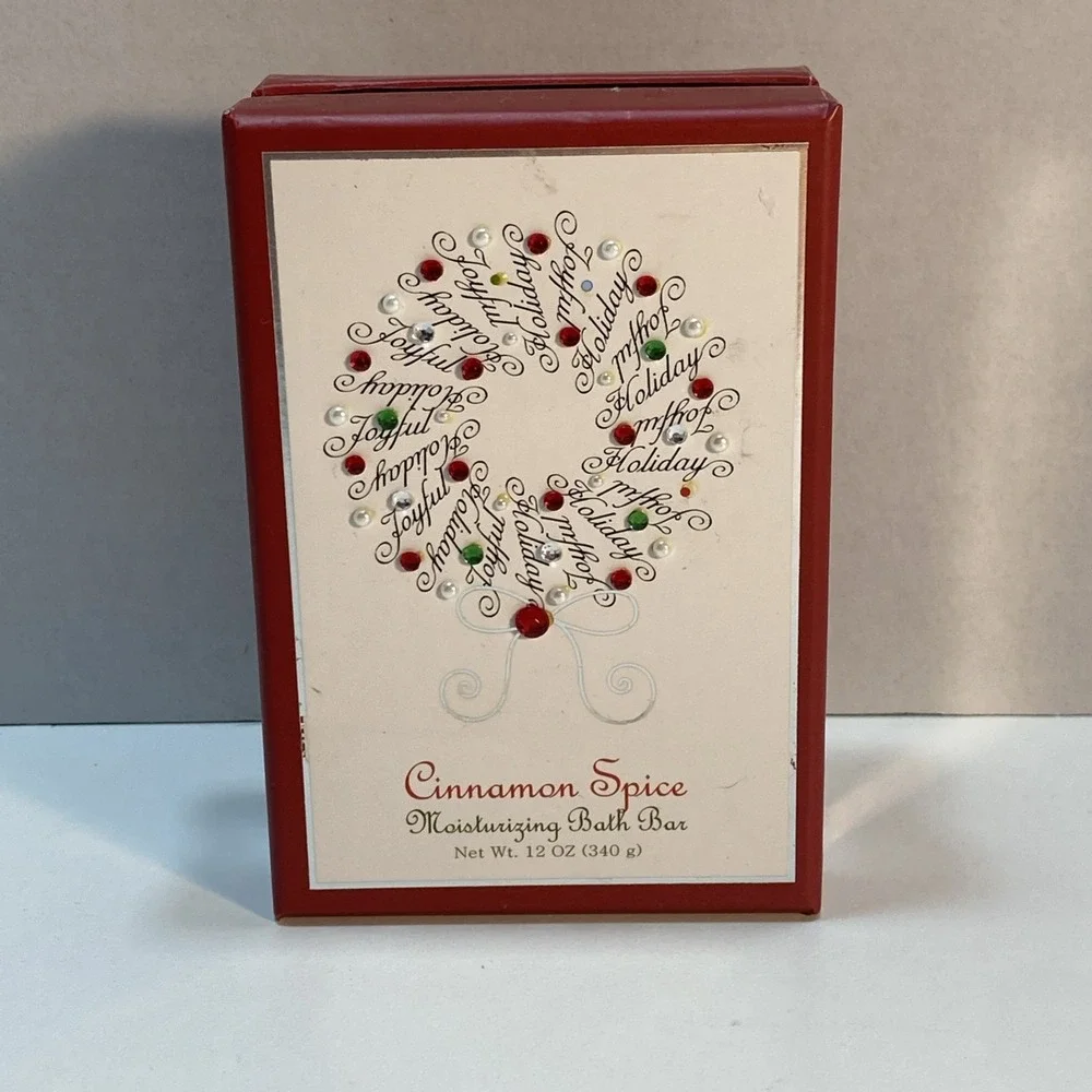 Cinnamon Spice Moisturizing Bath Bar 12oz. Holiday Christmas Made In USA NEW‎